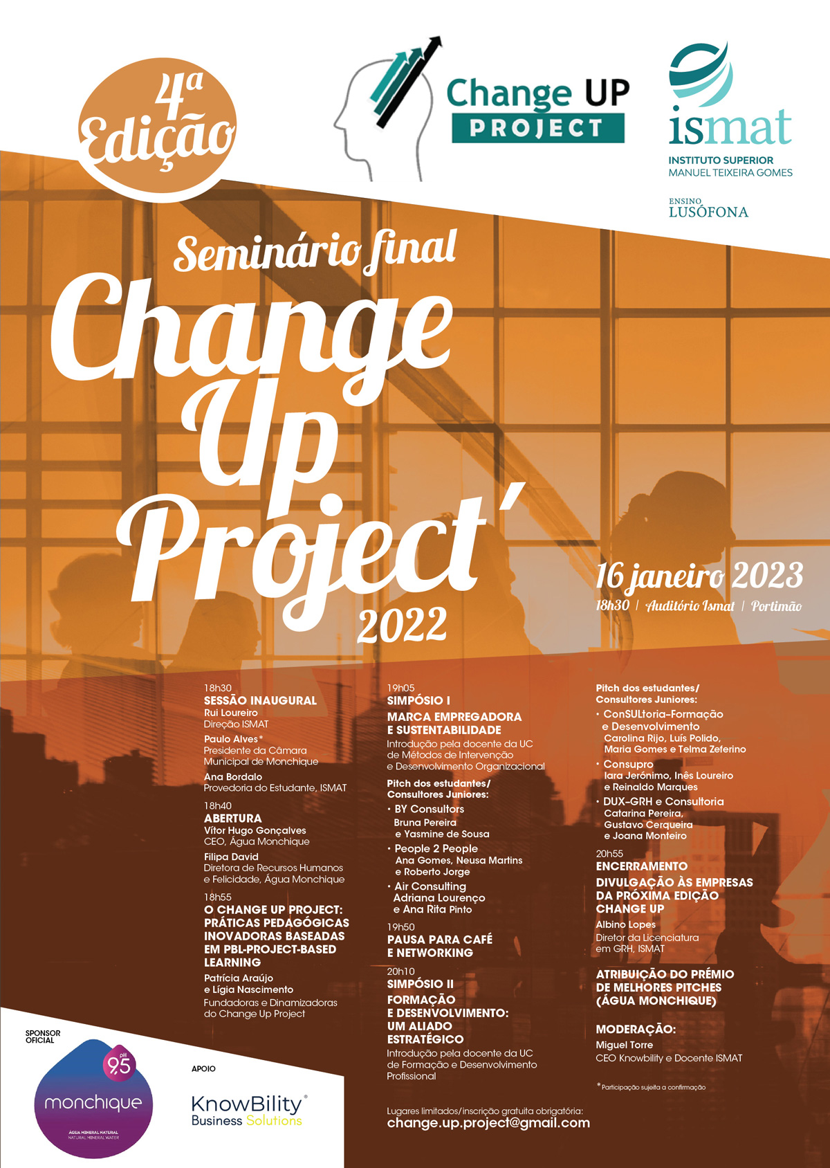 4 edição Seminário final Change Up Project 2022 ISMAT 23