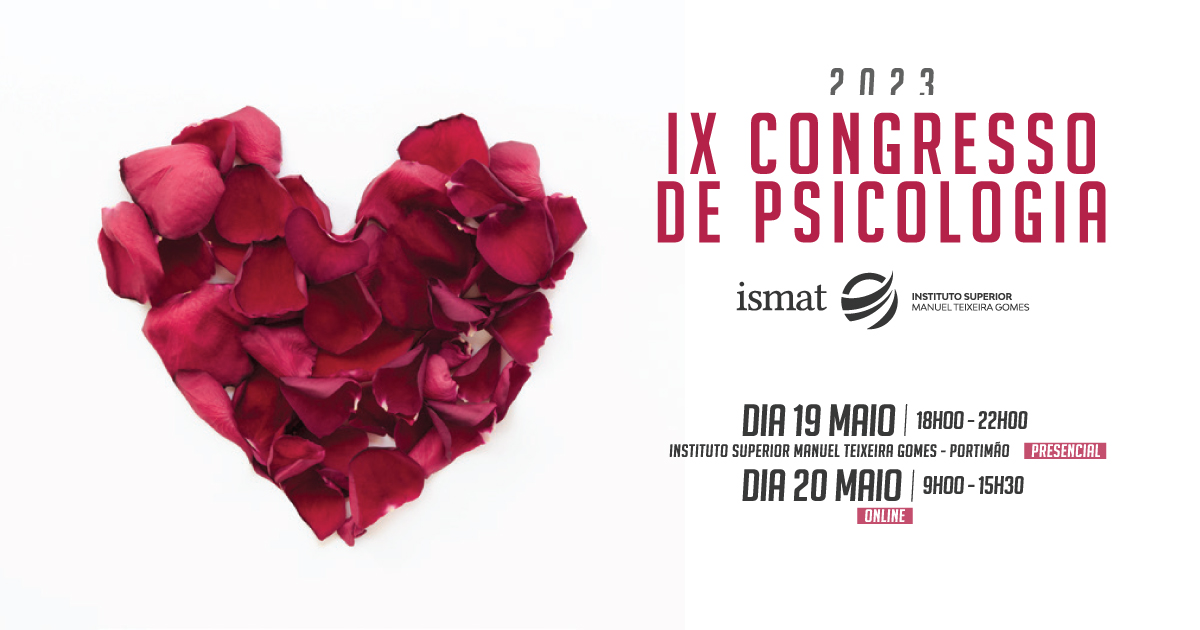 IX Congresso de Psicologia do ISMAT | 19 e 20 mai