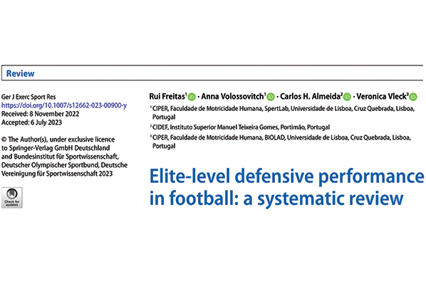 Elite-Level Defensive Performance In Football: A Systematic Review